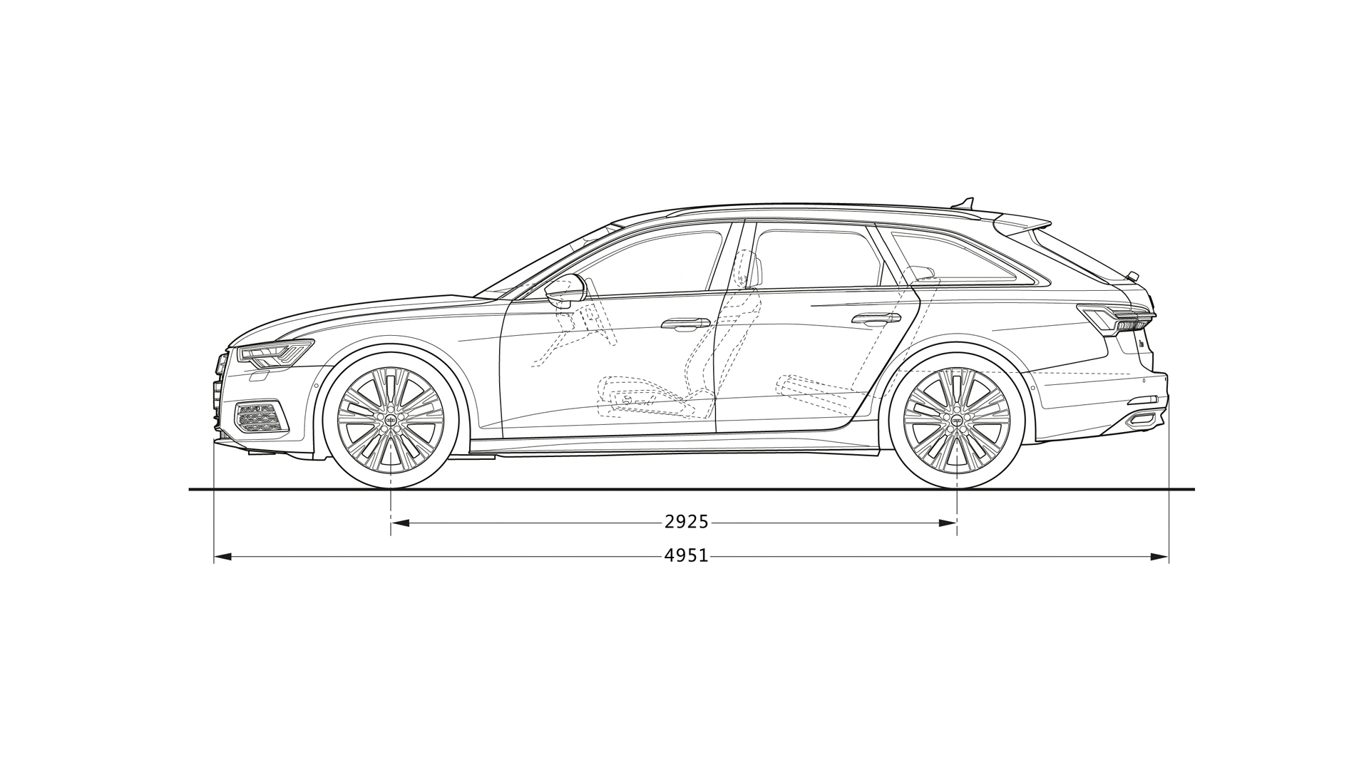 整车尺寸 奥迪a6 avant a6 一汽-大众奥迪官网>突破科技 启迪