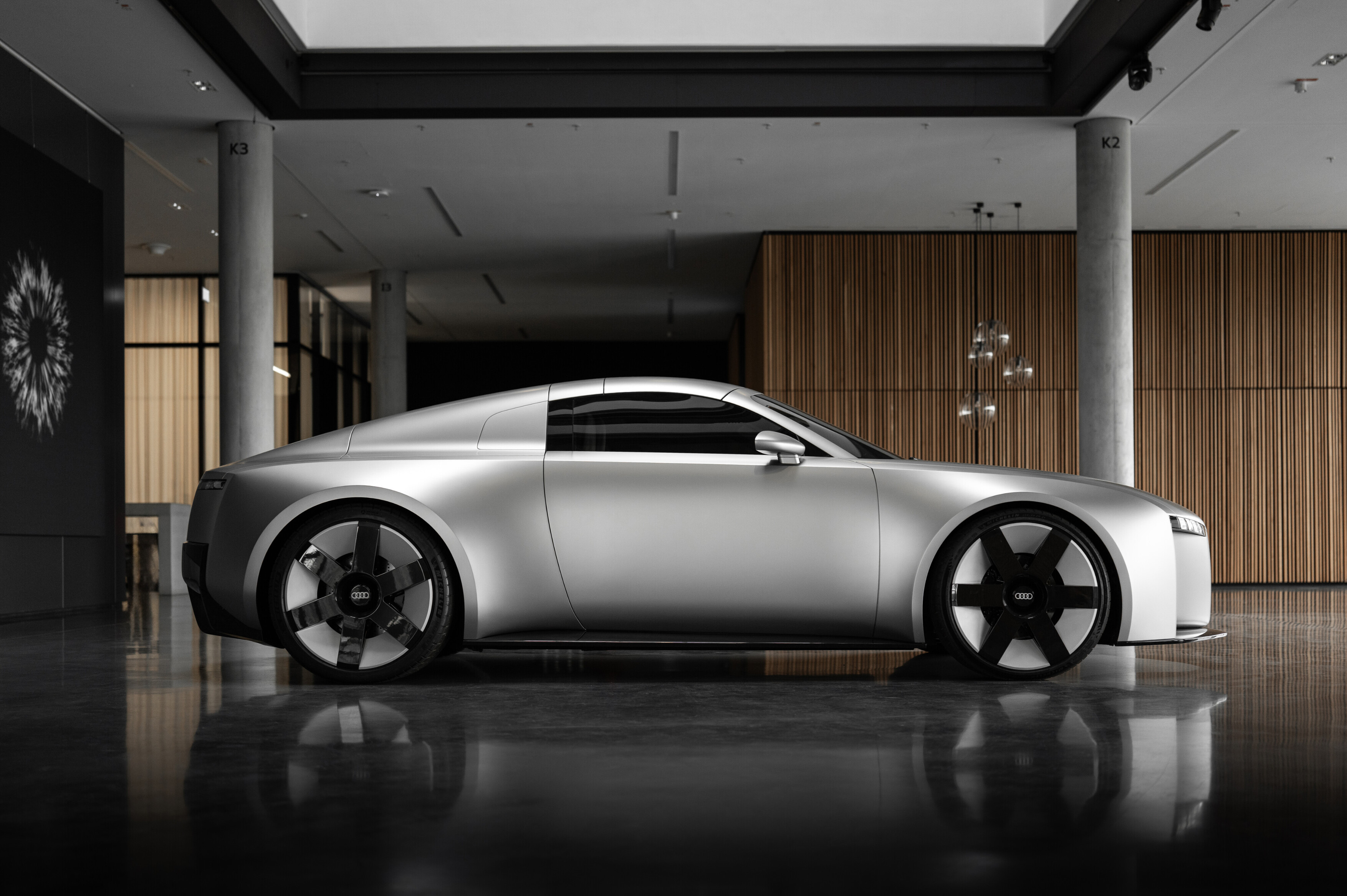 Audi Concept C: The all-electric concept embodies a new design philosophy defined by clarity, precision surfaces, and radical simplicity.