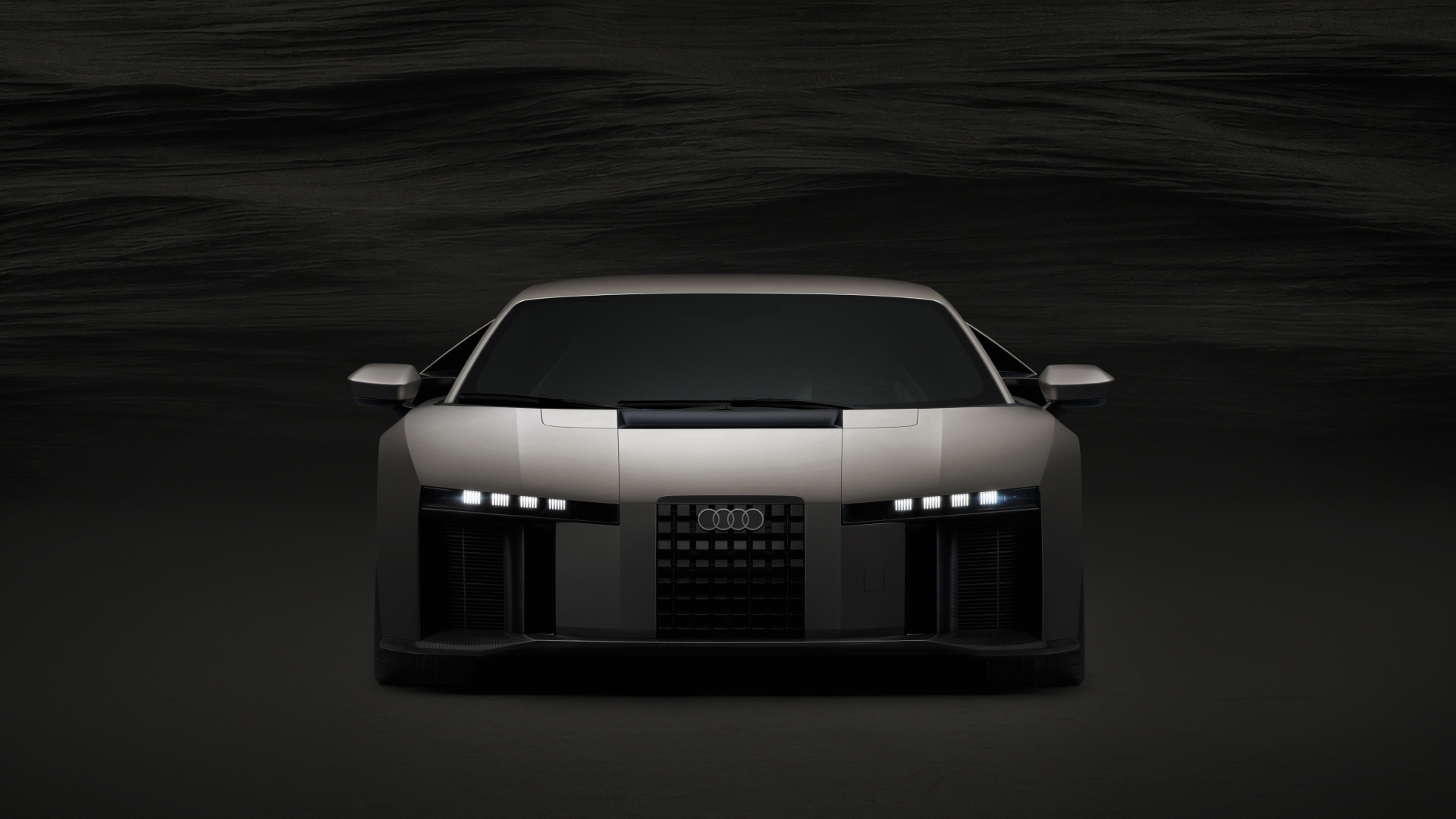 Titanium, static studio shot, exterior, frontal view