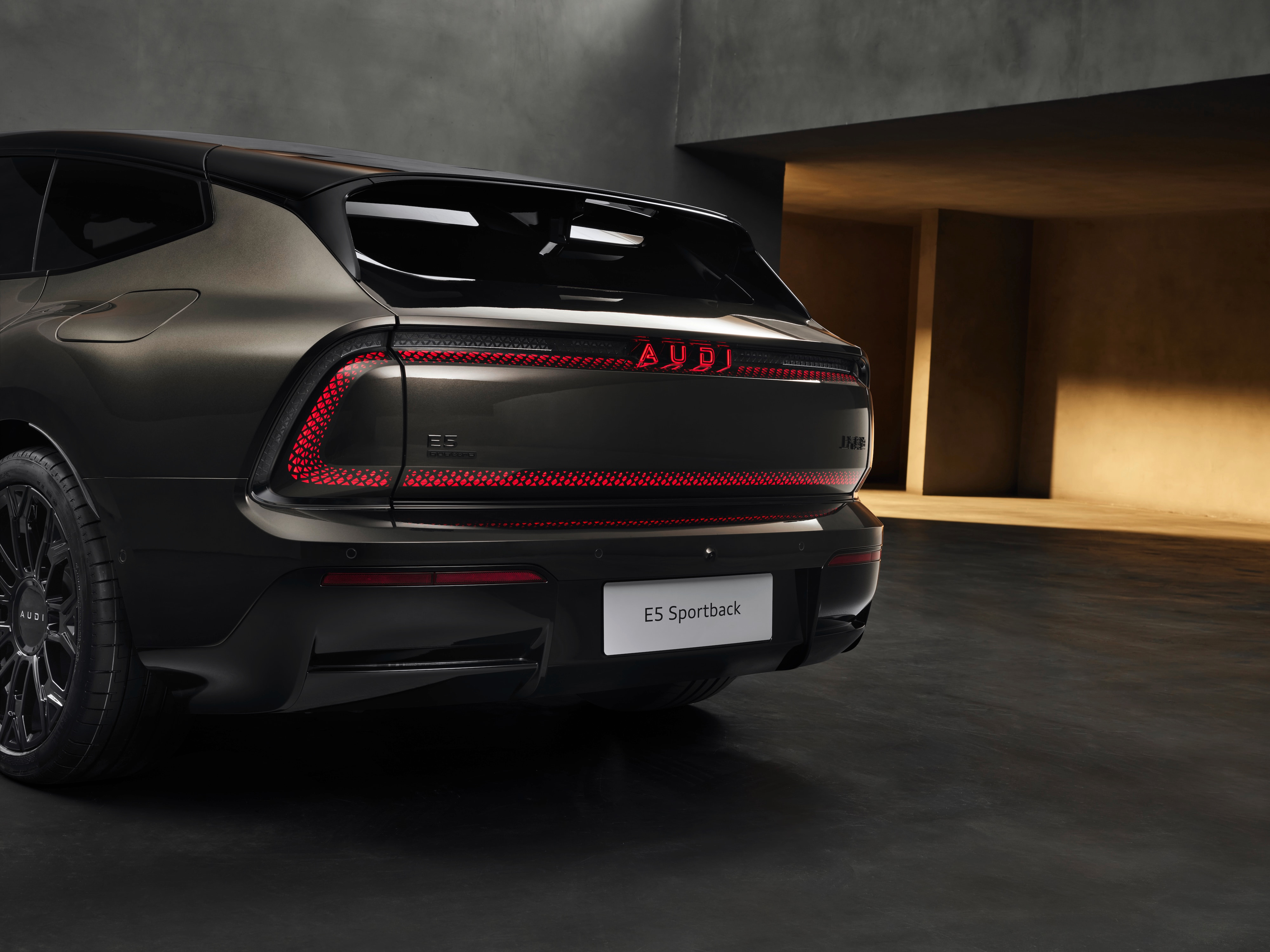 9. 奥迪E5 Sportback前后环形格栅灯